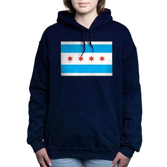 CafePress - Chicago Flag - Pullover Hoodie, Classic & Comfortable Hooded Sweatshirt