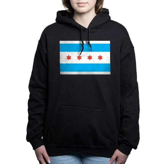 CafePress - Chicago Flag - Pullover Hoodie, Classic & Comfortable Hooded Sweatshirt