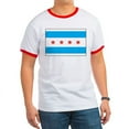 thumbnail image 1 of CafePress - Chicago Flag Ringer T - 100% Cotton Ringed T-Shirt, 1 of 4