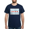 thumbnail image 1 of CafePress - Chicago Flag T Shirt - Men's Classic Graphic Cotton T-Shirt, 1 of 4