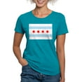 thumbnail image 1 of CafePress - Chicago Flag T Shirt - Womens Tri-blend T-Shirt, 1 of 4