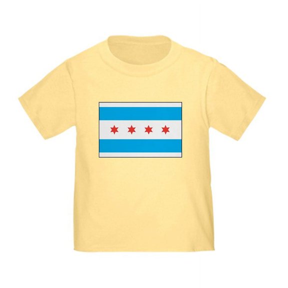 CafePress - Chicago Flag Toddler T Shirt - Cute Toddler T-Shirt, 100% Cotton