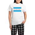 thumbnail image 1 of CafePress - Chicago Flag Women's Light Pajamas - Women's Short Sleeve Print T-Shirt and Pants Light Cotton Pajama Set, 1 of 7