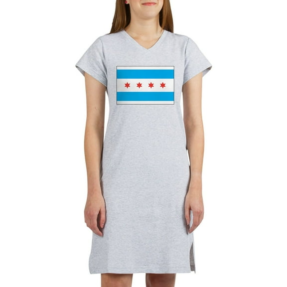 CafePress - Chicago Flag - Women's Nightshirt