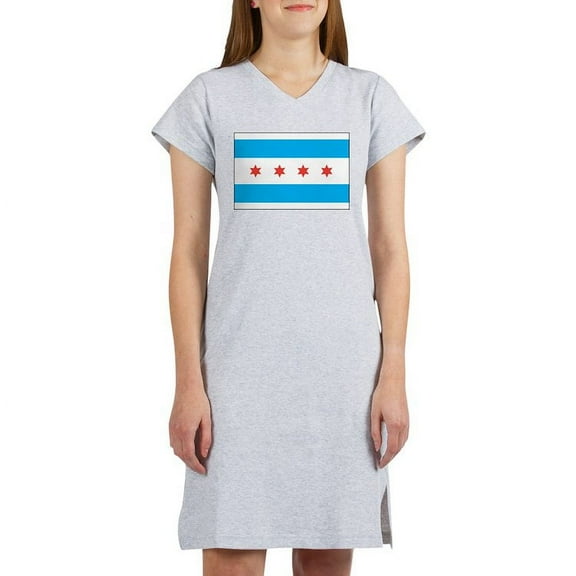 CafePress - Chicago Flag - Women's Nightshirt