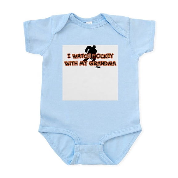 CafePress - Chicago Hockey Grandma Infant Bodysuit - Baby Light Bodysuit, Size Newborn - 24 Months
