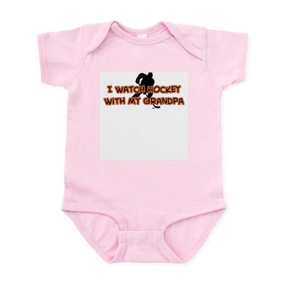 CafePress - Chicago Hockey Grandpa Infant Bodysuit - Baby Light Bodysuit, Size Newborn - 24 Months