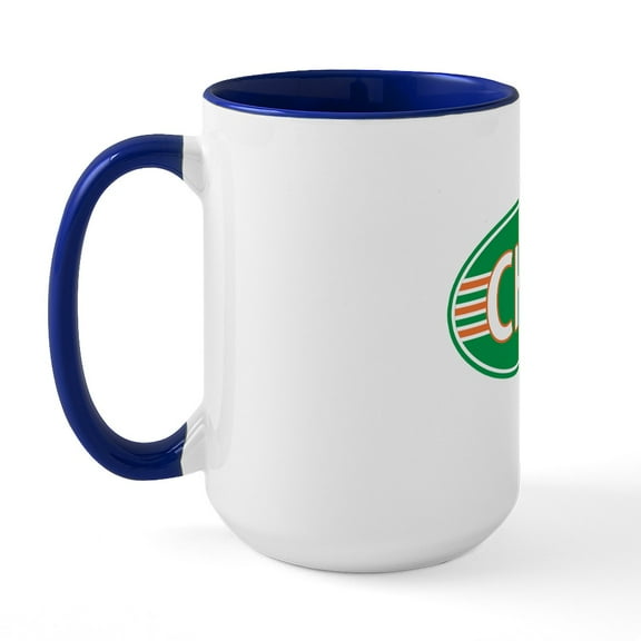 CafePress - Chicago Irish Flag Sticker Large Mug - 15 oz Ceramic Large White Novelty Mug
