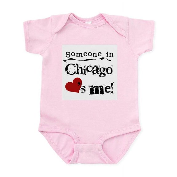 CafePress - Chicago Loves Me Infant Bodysuit - Baby Light Bodysuit, Size Newborn - 24 Months