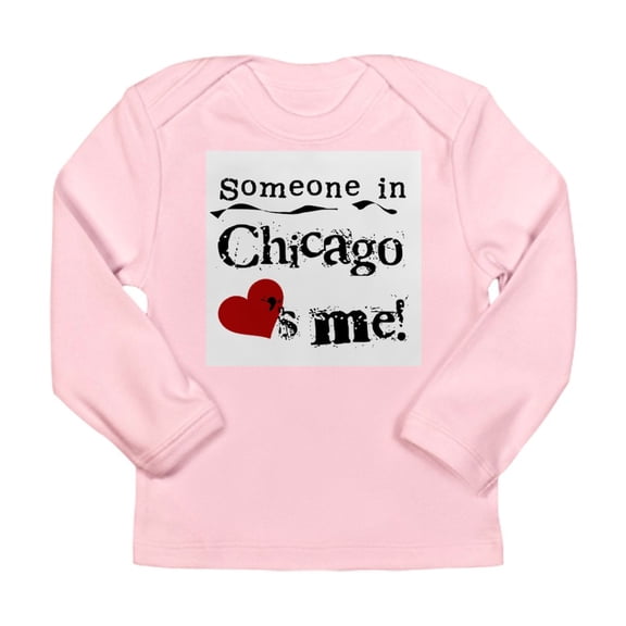CafePress - Chicago Loves Me Long Sleeve Infant T Shirt - Long Sleeve Infant T-Shirt