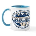 thumbnail image 1 of CafePress - Chicago Oval Mug - 11 oz Ceramic Mug - Novelty Coffee Tea Cup, 1 of 6