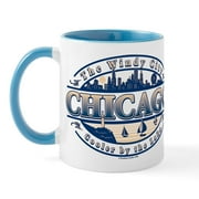 CafePress - Chicago Oval Mug - 11 oz Ceramic Mug - Novelty Coffee Tea Cup