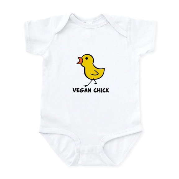 CafePress - Chick Infant Bodysuit - Baby Light Bodysuit, Size Newborn - 24 Months