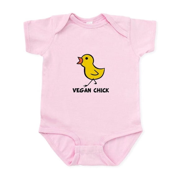 CafePress - Chick Infant Bodysuit - Baby Light Bodysuit, Size Newborn - 24 Months
