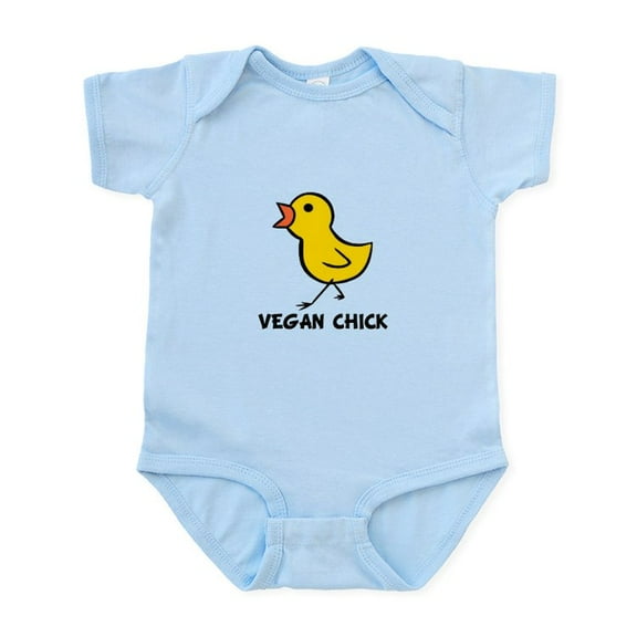 CafePress - Chick Infant Bodysuit - Baby Light Bodysuit, Size Newborn - 24 Months