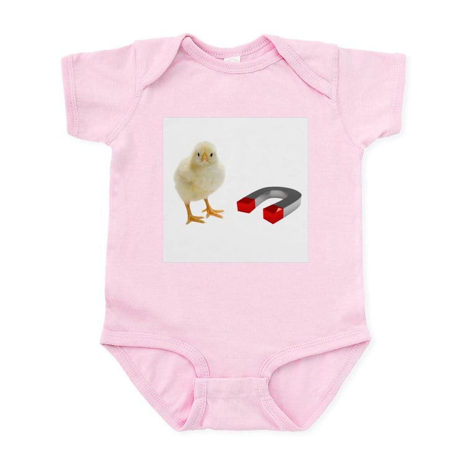 CafePress - Chick Magnet Onesie - Baby Light Bodysuit, Size Newborn - 24 Months