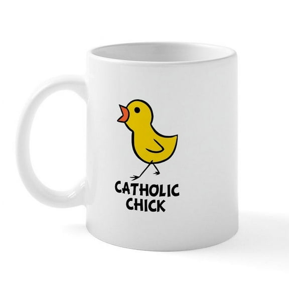 CafePress - Chick Mug - 11 oz Ceramic Mug - Novelty Coffee Tea Cup