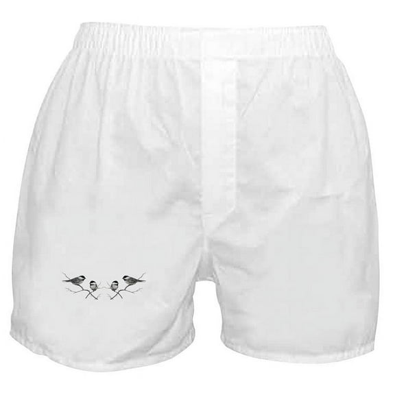 CafePress - Chickadee Song Bird Boxer Shorts - Men's Novelty Boxer Shorts