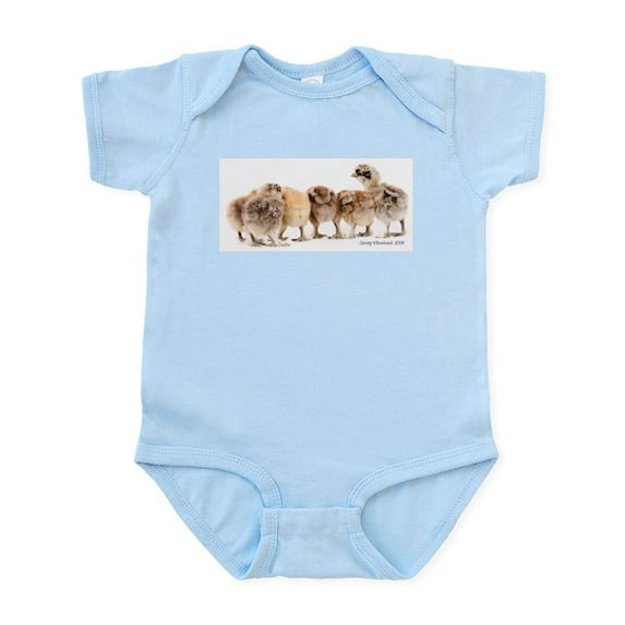 CafePress - Chicken Butts Infant Bodysuit - Baby Light Bodysuit, Size Newborn - 24 Months