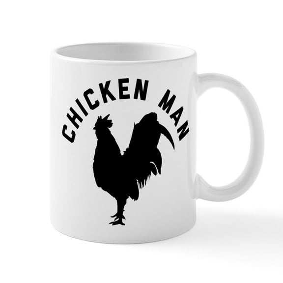 CafePress - Chicken Man 15 Oz Ceramic Large Mug - 11 oz Ceramic Mug - Novelty Coffee Tea Cup