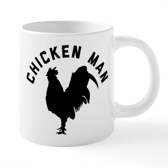 CafePress - Chicken Man - 20 Oz White Ceramic Mega Mug