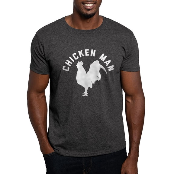 CafePress - Chicken Man Dark T Shirt - Men's Classic Graphic Cotton T-Shirt