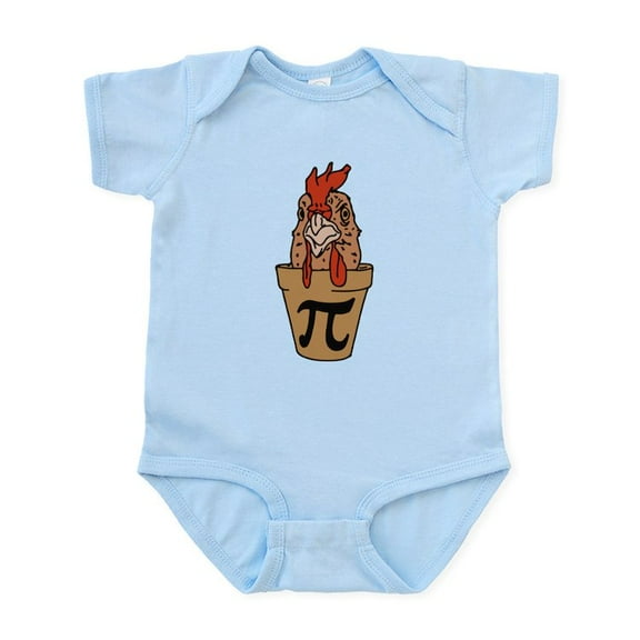 CafePress - Chicken Pot Pi Baby Light Bodysuit - Baby Light Bodysuit, Size Newborn - 24 Months