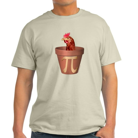 CafePress - Chicken Pot Pi Blk T Shirt - Men's Classic Graphic T-Shirt