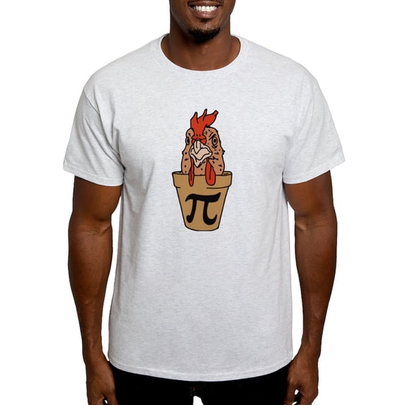 CafePress - Chicken Pot Pi Light T Shirt - Men's Classic Graphic T-Shirt