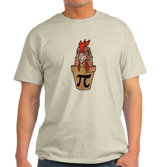 CafePress - Chicken Pot Pi Light T Shirt - Men's Classic Graphic T-Shirt