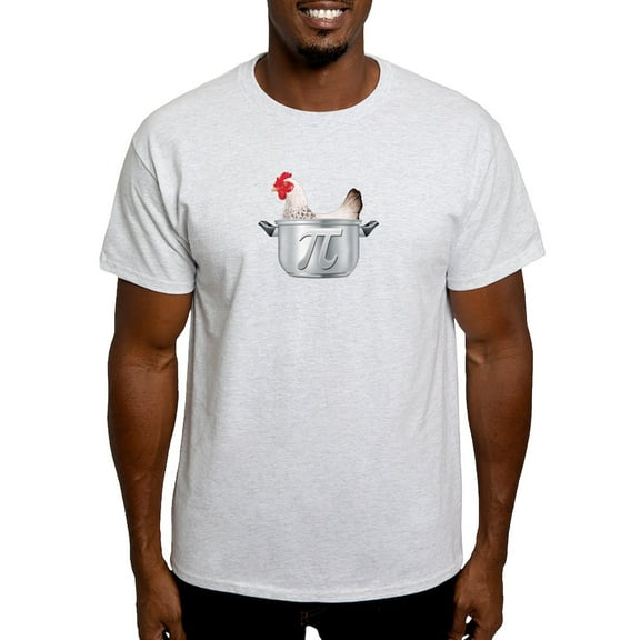 CafePress - Chicken Pot Pi Light T Shirt - Men's Classic Graphic T-Shirt