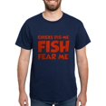 thumbnail image 1 of CafePress - Chicks Dig Me Fish Fear Me Dark T Shirt - Men's Classic Graphic Cotton T-Shirt, 1 of 4