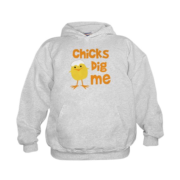 CafePress - Chicks Dig Me - Kids Hooded Sweatshirt, Classic Hoodie