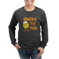 thumbnail image 1 of CafePress - Chicks Dig Me Long Sleeve Dark T Shirt - Long Sleeve Dark T-Shirt, 1 of 4