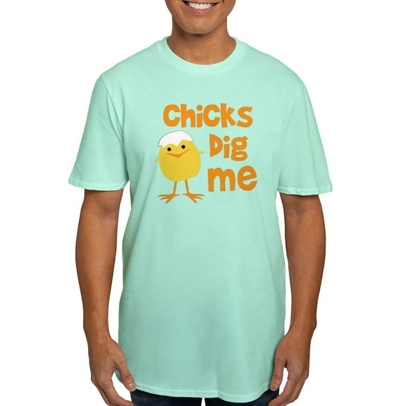 CafePress - Chicks Dig Me Men's Fitted T Shirt (Dark) - Men's Fitted T-Shirt