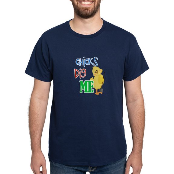 CafePress - Chicks Dig Me T Shirt - Men's Classic Graphic Cotton T-Shirt