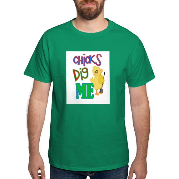 CafePress - Chicks Dig Me T Shirt - Men's Classic Graphic Cotton T-Shirt