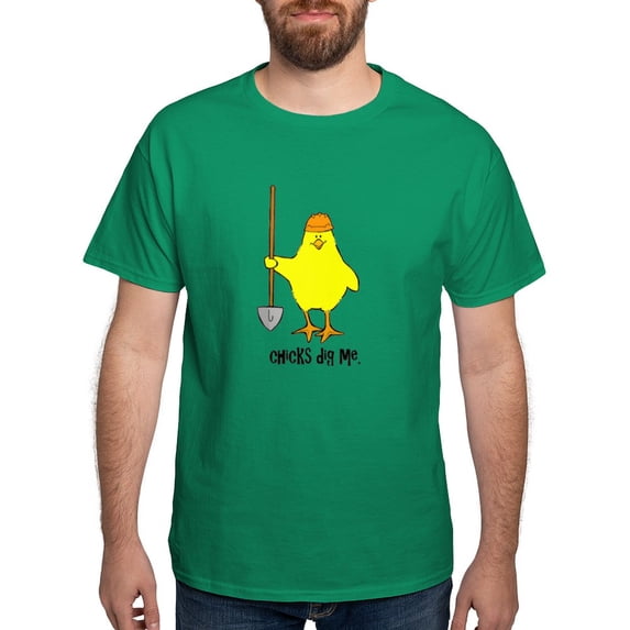 CafePress - Chicks Dig Me T Shirt - Men's Classic Graphic Cotton T-Shirt