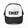 thumbnail image 1 of CafePress - Chief - Adjustable Unisex Printed Trucker Hat with Mesh Back, 1 of 8
