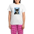 thumbnail image 1 of CafePress - Chihuahua 9W092D 057 Women's Light Pajamas - Women's Short Sleeve Print T-Shirt and Pants Light Cotton Pajama Set, 1 of 7