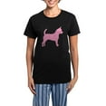 thumbnail image 1 of CafePress - Chihuahua Dog Pink Women's Dark Pajamas - Women's Short Sleeve Print T-Shirt and Pants Dark Cotton Pajama Set, 1 of 7