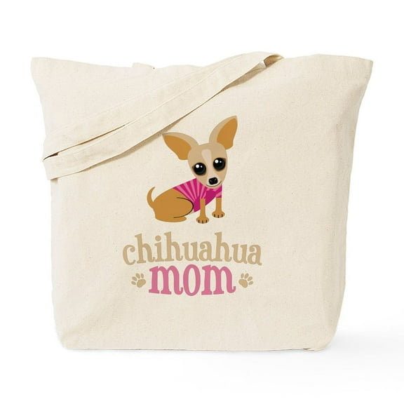 CafePress - Chihuahua Mom Tote Bag - Unisex Canvas Tote Bag, Beige, 1-Piece