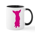 thumbnail image 1 of CafePress - Chihuahua Silhouette - 11 oz Ceramic Mug - Novelty Coffee Tea Cup, 1 of 4