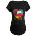 thumbnail image 1 of CafePress - Chilean Heart Maternity Dark T Shirt - Maternity Dark T-Shirt, 1 of 3