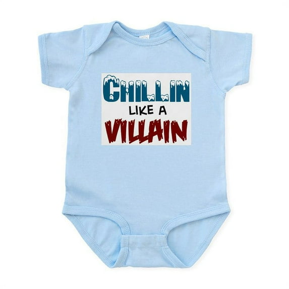 CafePress - Chillin Like A Villain Infant Bodysuit - Baby Light Bodysuit, Size Newborn - 24 Months