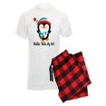 thumbnail image 1 of CafePress - Chillin With My Girl Penguin - Men's Light Pajamas, 1 of 1