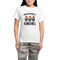 thumbnail image 1 of CafePress - Chillin With My Gnomies Women's Light Pajamas - Women's Short Sleeve Print T-Shirt and Pants Light Cotton Pajama Set, 1 of 7