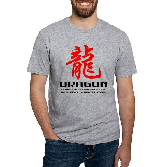 CafePress - Chinese Astrology Dragon Fitted T Shirt - Fitted T-Shirt, Vintage Fit Soft Cotton Tee