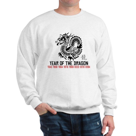 CafePress - Chinese New Year Of The Dragon Sweatshirt - Crew Neck Sweatshirt