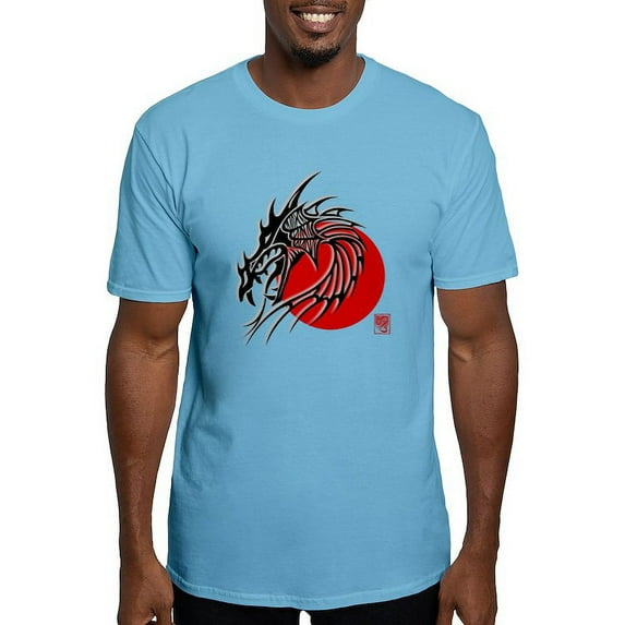 CafePress - Chinese Zodiac Dragon Fitted T Shirt - Fitted T-Shirt, Vintage Fit Soft Cotton Tee